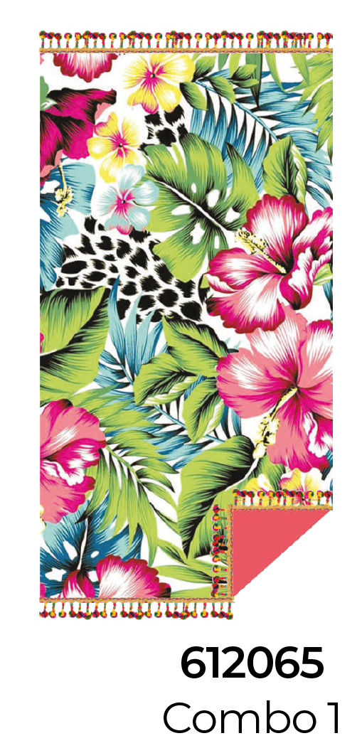 Pareo estampado 150GSM Combo 1 - Imagen 3